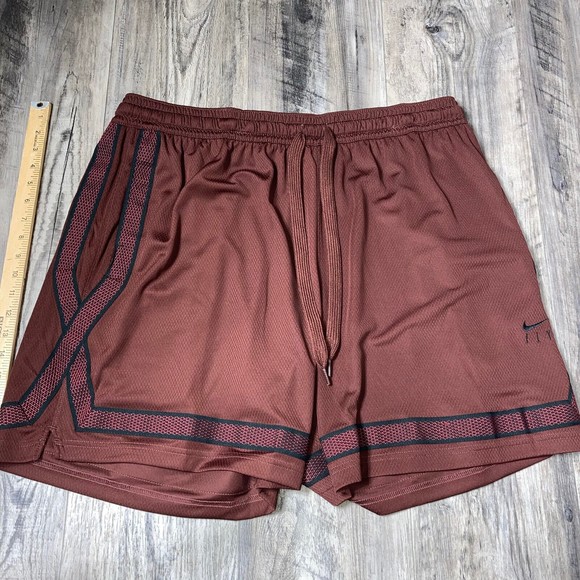 Nike Pants - Nike Fly Women's Basketball Swoosh Crossover Shorts Size XXL Color Reddish Brown